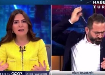 Habertürk’te stüdyoda gergin anlar: İktidara yakın araştırma şirketinin sahibi  Daşdemir yayını terk etti