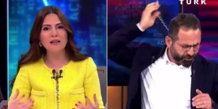 Habertürk’te stüdyoda gergin anlar: İktidara yakın araştırma şirketinin sahibi  Daşdemir yayını terk etti