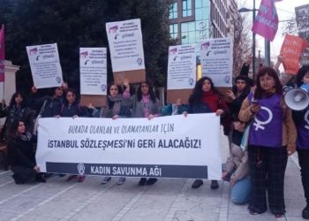 İstanbul Sözleşmesi’nden çıkılmasının ikinci yılında kadınlar eylemde: ‘Sözleşmeyi geri alacağız’