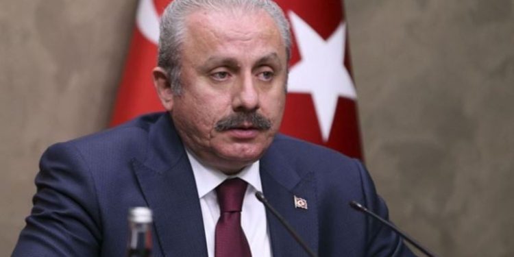 TBMM Başkanı Şentop’tan ‘bilinmeyen dil’ iddialarına yanıt: ‘Türkçe olmayan kelime’ yazılıyor