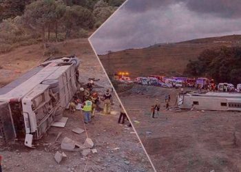 İstanbul’da feci kaza! Havalimanı servisi yoldan çıkarak köprüden uçtu: 27 kişi yaralandı