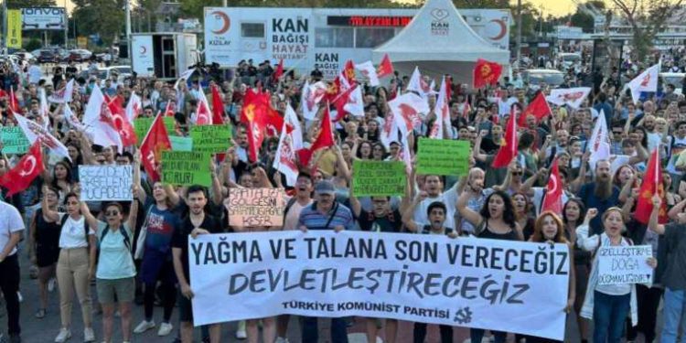 TKP’den Akbelen eylemi: ‘Limak defol, bu memleket bizim’