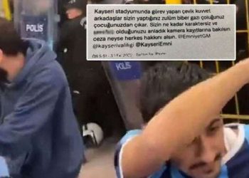 Stadyumda biber gazı sıkan polislerle ilgili paylaşıma ‘hakaret’ten para cezası